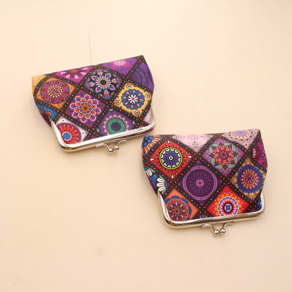 Wholesale PU Ethnic Coin Purse